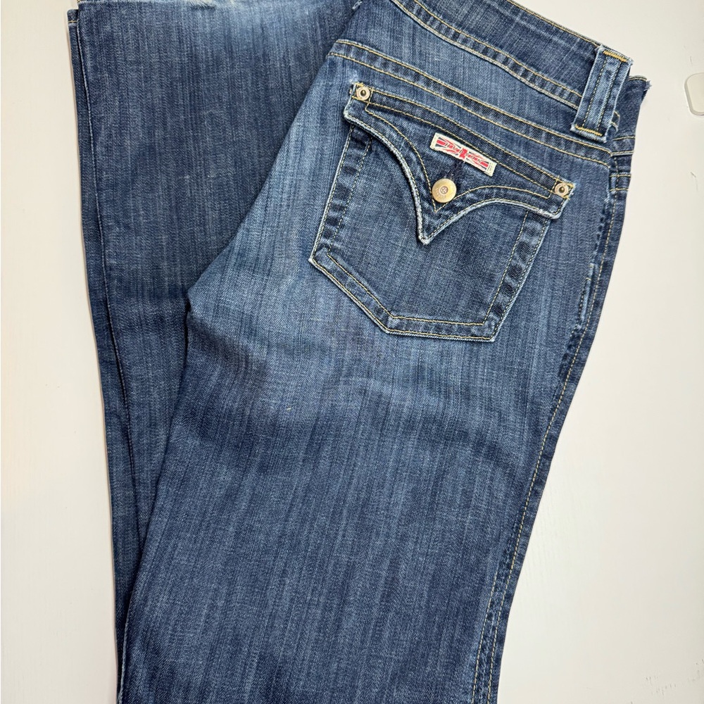 Hudson Jeans Blue Straight Leg Jeans
